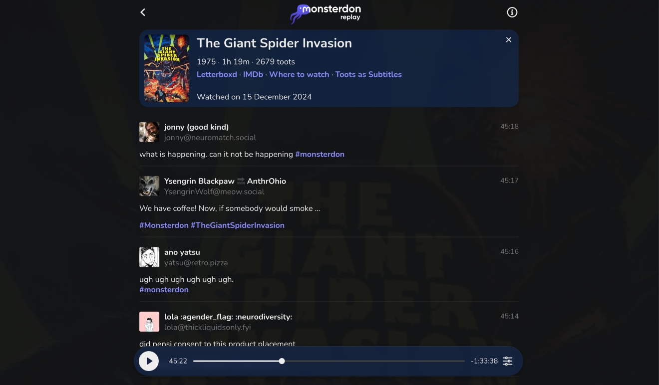 Monsterdon Replay