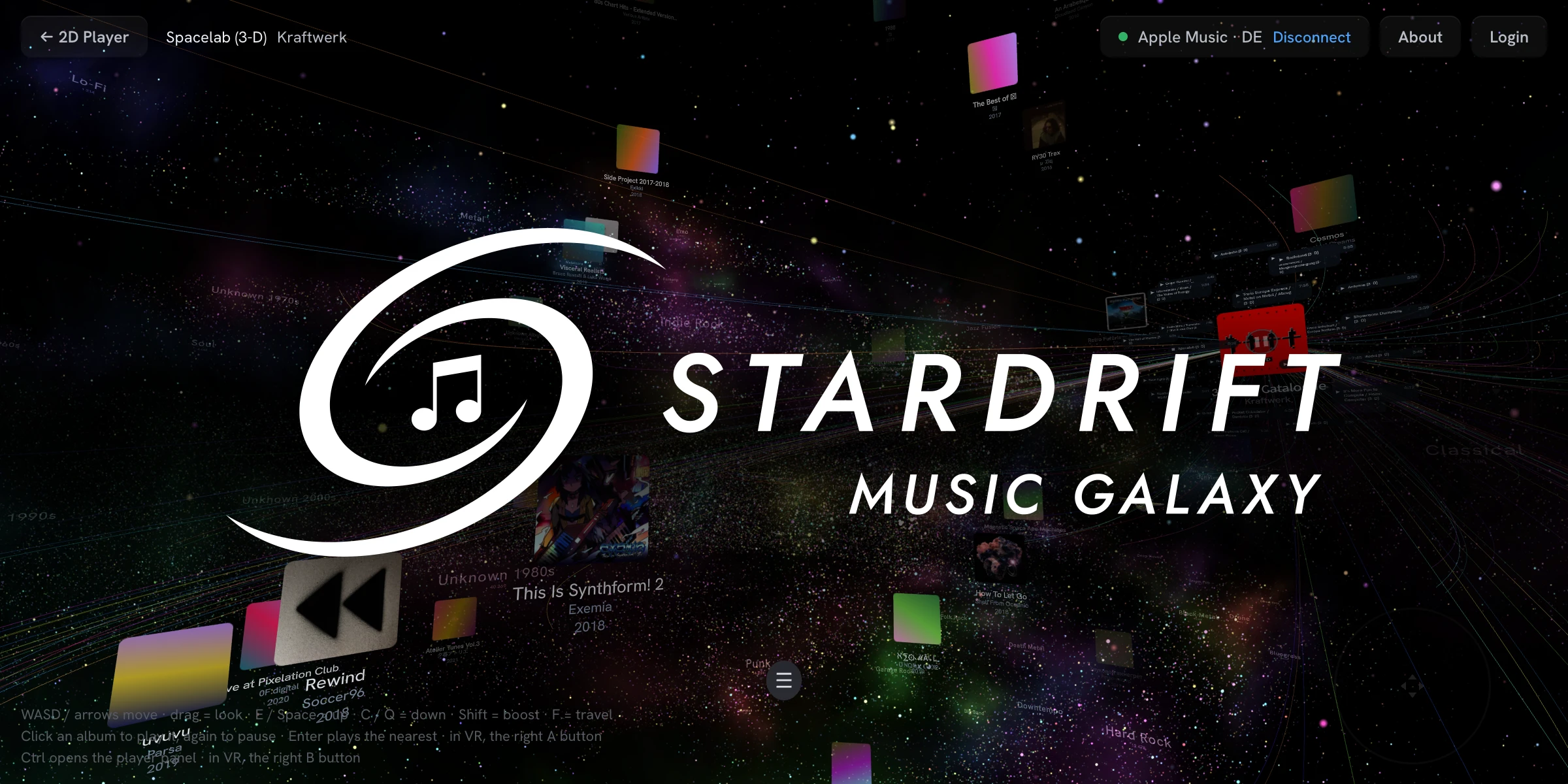 Stardrift Music Galaxy